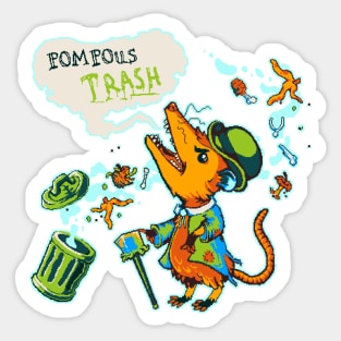 Pompous Trash Jam Sticker